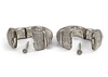 A PAIR OF SILVER BRACELETS, OMAN, 19TH CENTURY