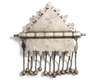 A SILVER PENDANT, TURKMENISTAN, 19TH CENTURY