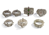 SILVER BRACELETS FROM THE ARAB WORLD, 19TH CENTURY