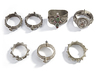 SILVER BRACELETS FROM THE ARAB WORLD, 19TH CENTURY
