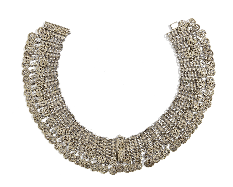 AN OTTOMAN SILVER BELT, 19TH CENTURY