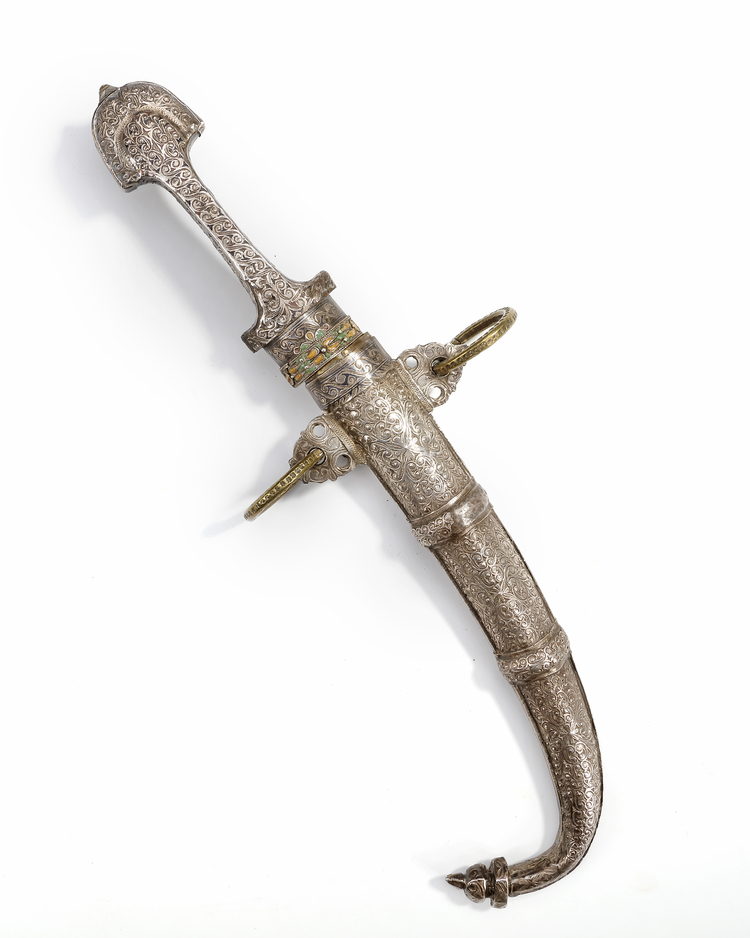 SILVER DAGGER – MOROCCO, 19TH CENTURY
