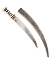 A SILVER ETHIOPIAN DAGGER, 19TH CENTURY