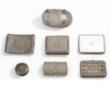 SEVEN OTTOMAN SILVER FILIGREE BOXES, 19TH CENTURY