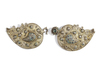 AN OTTOMAN SILVER BELT BUCKLE, 19TH CENTURY