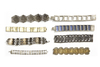 A COLLECTION OF SILVER BRACELETS, PERSIA, EGYPT AND CAUCASUS, 19TH CENTURY