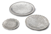 THREE SILVER PLATES, EGYPT, 20TH CENTURY