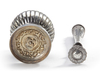 AN INDIAN SILVER ROSE WATER SPRINKLER, 19TH CENTURY