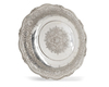 A PERSIAN SILVER DEEP PLATE, 19TH CENTURY