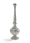 AN INDIAN SILVER ROSE WATER SPRINKLER, 19TH CENTURY