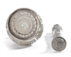 AN INDIAN SILVER ROSE WATER SPRINKLER, 19TH CENTURY
