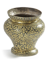 A GILT-SILVER NIELLO WARE POT, THAILAND, 19TH CENTURY