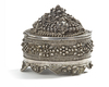 AN OTTOMAN SILVER BOX, 19TH CENTURY