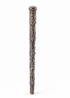 AN INDIAN SILVER HANDLE, 19TH CENTURY