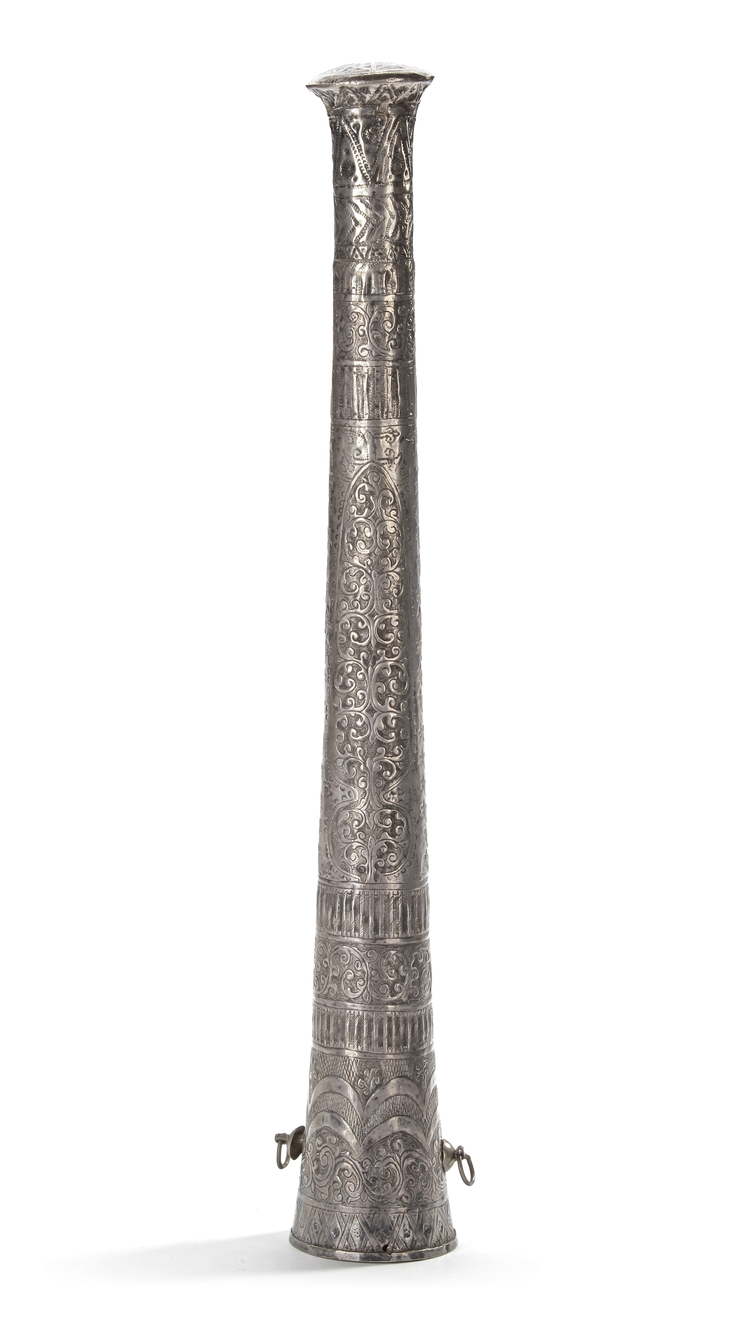 SILVER TANTUR – LEBANESE DRUZE & MARONITE HEADDRESS,ca 1800
