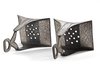 A PAIR OF SILVER STIRRUPS, 19TH CENTURY