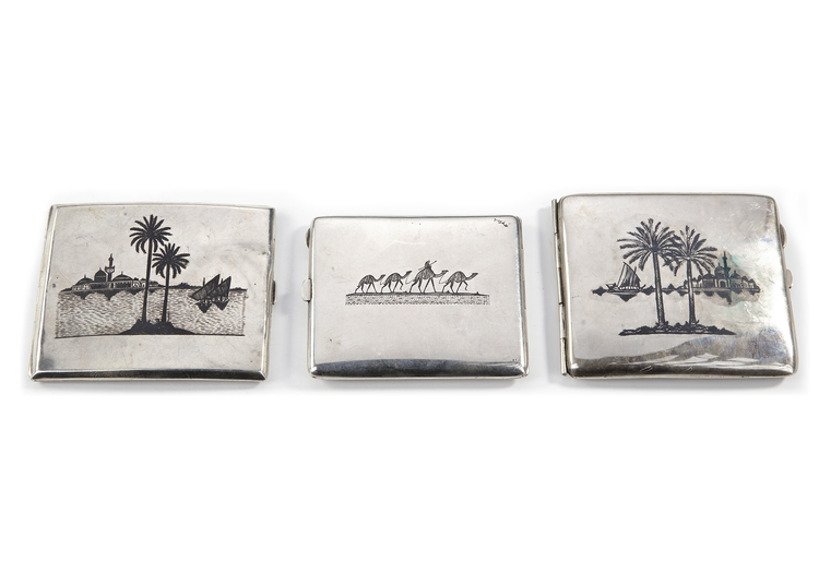 THREE SILVER BOXES, IRAQ – EARLY 20TH CENTURY