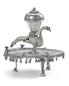 A SILVER BURNER, INDIA, 19TH CENTURY