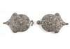 AN OTTOMAN SILVER BUCKLE, 19TH CENTURY