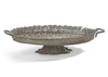 AN INDIAN SILVER FILIGREE TRAY, 19TH CENTURY