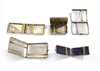 A COLLECTION OF FIVE OTTOMAN SILVER BOXES, 19TH CENTURY