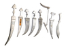 A COLLECTION OF SILVER DAGGERS, IRAQ, 20TH CENTURY