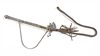 A CAUCASIAN SILVER HORSEWHIP, 19TH CENTURY