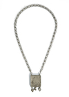 A SILVER NECKLACE DEPICTING MARIA AND CHILD, IRAQ, 19TH CENTURY