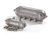 TWO SILVER AMULET TUBES – YEMEN, 19TH CENTURY
