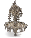 OTTOMAN SILVER FILIGREE WITH BIRD FINIAL – 19TH CENTURY