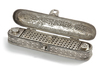 A SILVER PEN BOX, INDIA, 19TH CENTURY