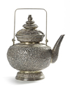A SILVER TEAPOT, MALAYSIA, 19TH CENTURY