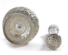 AN INDIAN SILVER ROSE WATER SPRINKLER, 19TH CENTURY