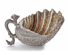 A MALAY SILVER CUP IN THE FORM OF A SHELL, 19TH CENTURY
