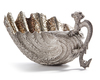 A MALAY SILVER CUP IN THE FORM OF A SHELL, 19TH CENTURY