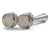 A PAIR OF SILVER VASES, PERSIA, 19TH CENTURY