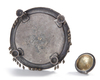 A SILVER ENAMELLED BURNER, INDIA, 19TH CENTURY