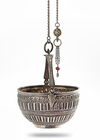 A SILVER HANGING BOWL, INDIA, 19TH CENTURY