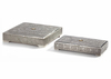 TWO PERSIAN SILVER BOXES, 20TH CENTURY