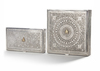 TWO PERSIAN SILVER BOXES, 20TH CENTURY