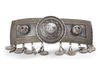 A CAUCASIAN SILVER BELTBUCKLE 19TH CENTURY (DATED 1308 AH/1890 AD)