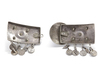 A CAUCASIAN SILVER BELTBUCKLE 19TH CENTURY (DATED 1308 AH/1890 AD)