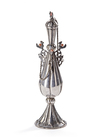 A SILVER KOHL FLASK, TUNISIA, 19TH CENTURY