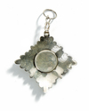 A PERSIAN SILVER AND ENAMEL MEDALLION, EARLY 20TH CENTURY