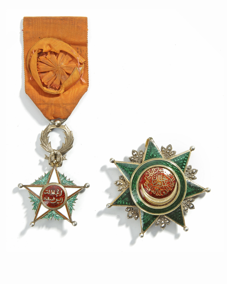 TWO NORTH AFRICAN MEDALLIONS, EARLY 20TH CENTURY