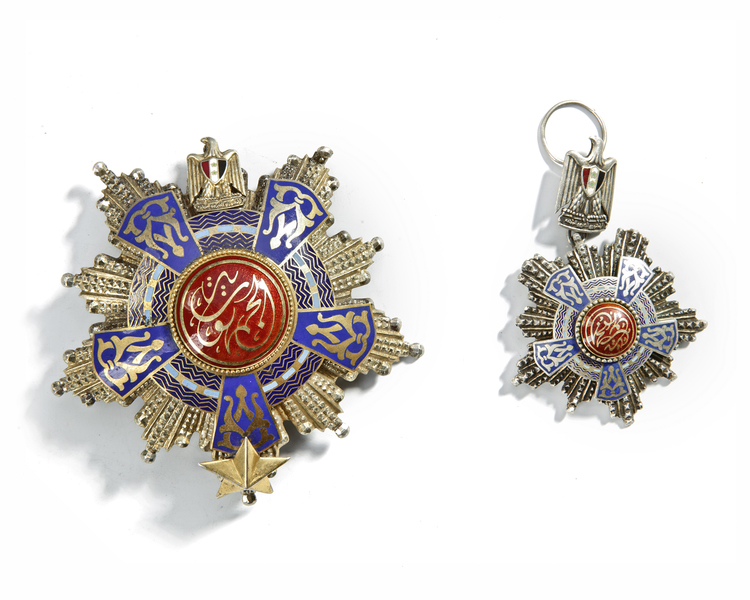 TWO MEDALLIONS, UNITED ARAB REPUBLIC, 20TH CENTURY