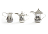 THREE SILVER JUGS, IRAQ, EARLY 20TH CENTURY