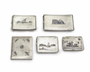 FIVE SILVER BOXES, IRAQ, EARLY 20TH CENTURY