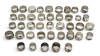 FORTY-ONE SILVER NAPKIN RINGS, IRAQ, EARLY 20TH CENTURY