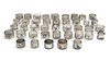 FORTY-ONE SILVER NAPKIN RINGS, IRAQ, EARLY 20TH CENTURY